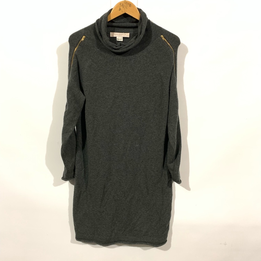 French connection knit cowl neck sweater